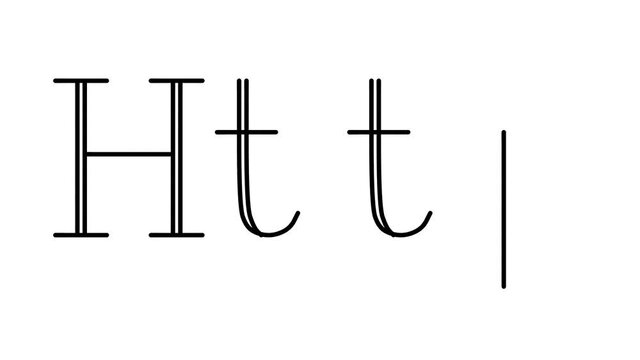 Http Animated Handwriting Text in Serif Fonts and Weights