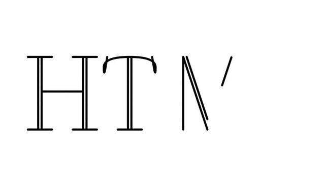 HTML Animated Handwriting Text in Serif Fonts and Weights