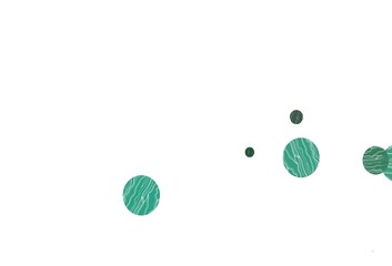 Light green vector layout with circle shapes.