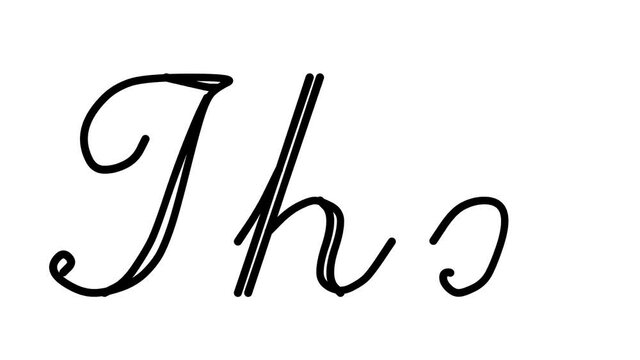 Thx Decorative Handwriting Animation in Six Cursive and Gothic Fonts