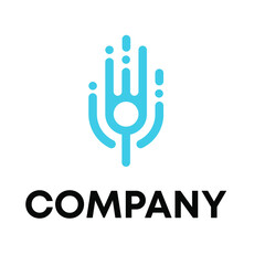 Food Music logo design