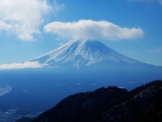 三ツ峠から見た富士山