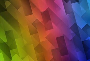 Fototapeta premium Light Multicolor vector layout with lines, rectangles.