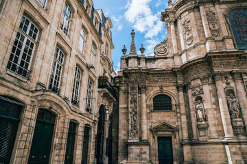 Fototapeta premium Old buildings with majestic architecture