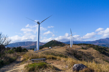 静岡県東伊豆の風力発電