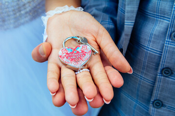 Wedding, rings, love, holiday, memory, flowers, couple, newlyweds, decor