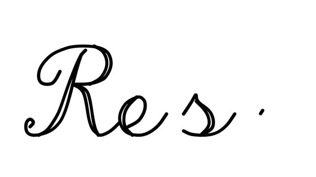 Rest Decorative Handwriting Animation in Six Cursive and Gothic Fonts