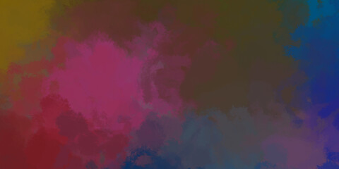 Vibrant paint pattern backdrop. 2D illustration of colorful brush strokes. Decorative texture painting. Painted background.