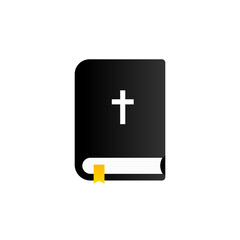 Bible icon. Holy Scripture. Christian concept. Vector on isolated white background. EPS 10