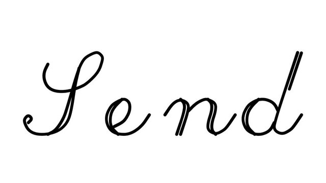 Send Decorative Handwriting Animation in Six Cursive and Gothic Fonts