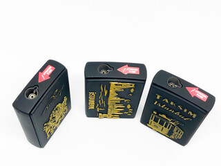 Various style lighters collection