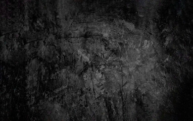 Old wall texture cement dark black gray  background abstract grey color design are light with white gradient background.