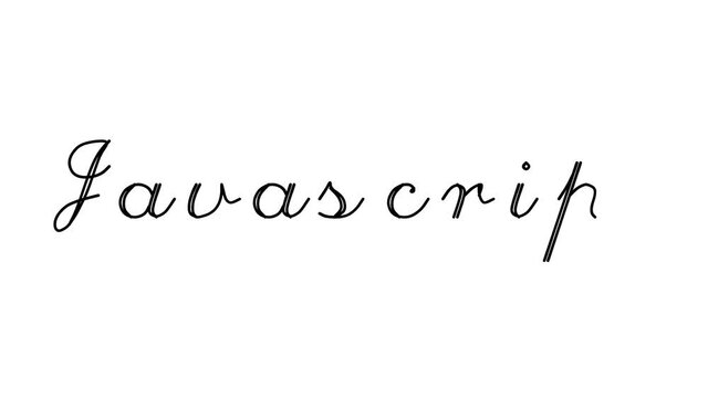 Javascript Decorative Handwriting Animation in Six Cursive and Gothic Fonts