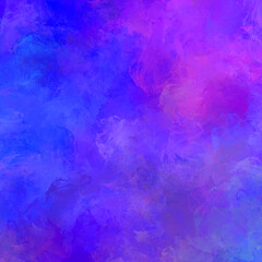 Painted composition with vibrant brush strokes. Textured colorful painting. Paint brushed wallpaper.