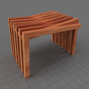 Zig zag chair