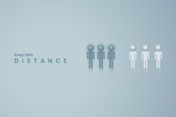 Break the chain of transmission of coronavirus by social distancing