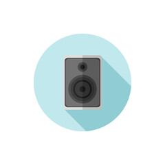 Vector flat design icon In-wall Speaker