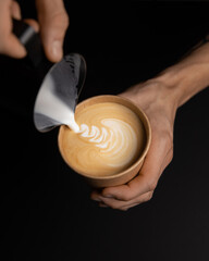 coffee kawa latte art filiżanka glass take away 
