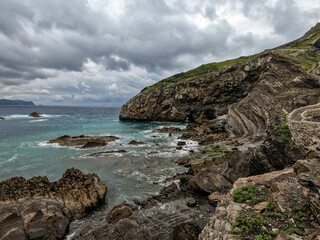 Fototapeta na wymiar Basque Country Sea Landscape