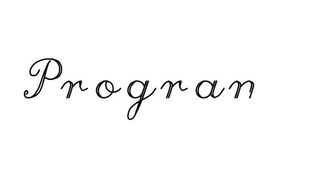 Programs Decorative Handwriting Animation in Six Cursive and Gothic Fonts