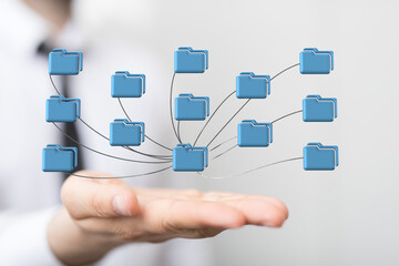 Ui of Cloud Computing Technology Internet Storage Network Concept