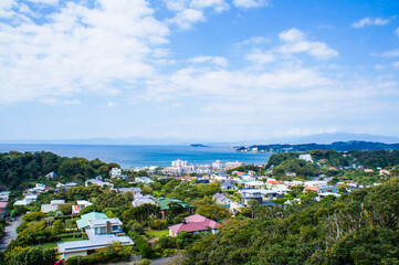 Fototapeta na wymiar 神奈川県逗子披露山からの景色