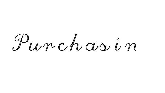 Purchasing Decorative Handwriting Animation in Six Cursive and Gothic Fonts