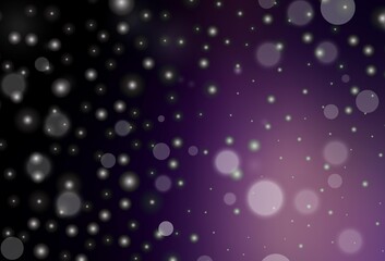 Obraz premium Dark Purple vector background in Xmas style.