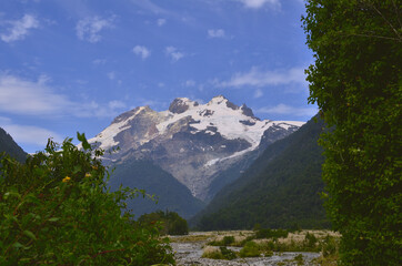 Mount Cerro Tronador in Chile