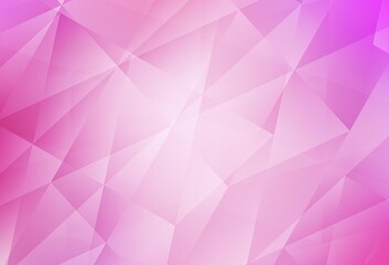 Light Pink vector abstract mosaic pattern.
