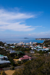 Fototapeta na wymiar 神奈川県逗子披露山公園からの眺め