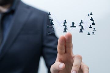 team hierarchy connection group digital