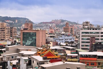 Obraz premium Keelung city, Taiwan