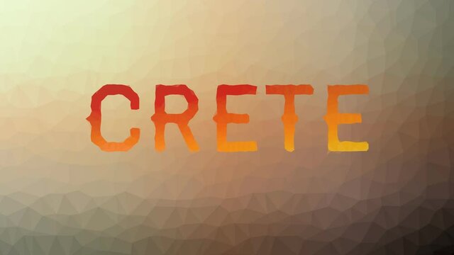 Crete appearing modern tessellating looping moving triangles