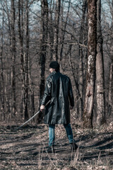 Fototapeta premium City samurai. The character