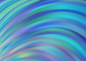 Obraz premium Light BLUE vector background with liquid shapes.