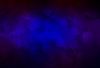 Dark Blue, Red vector background with abstract shapes.