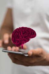 idea of intelligence brain ai digtal 3d artificial intelligence