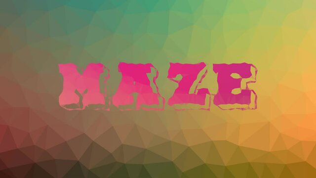 Maze fade weird tessellating looping moving polygons