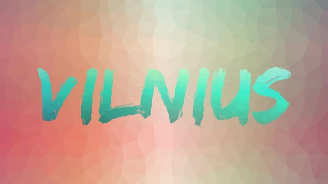 Vilnius fade technological tessellation looping pulsing triangles