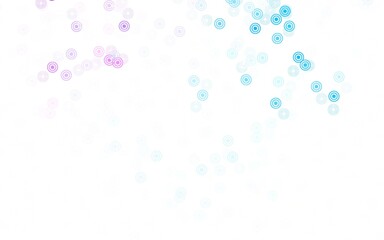 Light Purple, Pink vector pattern with spheres.