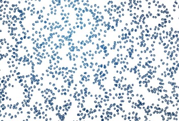 Light BLUE vector pattern with spheres.