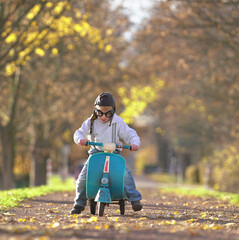 mit dem Tretmoped durchstarten