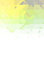 Intersecting shapes design on white background. Abstract minimalistic wallpaper. Colorful geometric template.