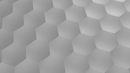 Fototapeta premium Honeycomb hexagonal 3d render