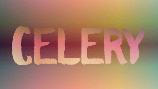 Celery dissolving techno tessellated looping moving polygons