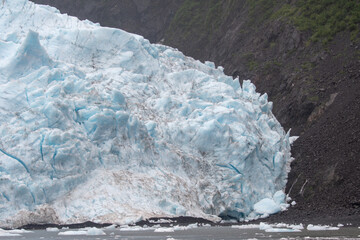 The terminal face of the Holgate Glacier, Alaska