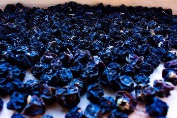 photo of colorful dried grapes