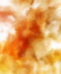 Watercolor painted background. Abstract Illustration wallpaper. Brush stroked painting. 2D Illustration.