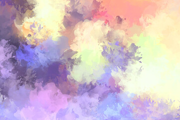 Brushed Painted Abstract Background. Brush stroked painting. Artistic vibrant and colorful wallpaper.